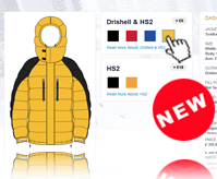 Design Your Own Down Jacket Website