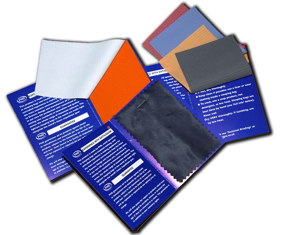 Tempest Waterproof Fabric Swatch Pack