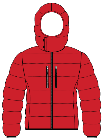 One of the thousands of variations of this jacket One of the thousands of variations of this jacket