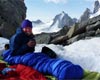 A bivvy in the Vallee Blanche A bivvy in the Vallee Blanche