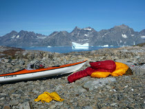 Using the Overbag plus another bag kayaking in Greenland. It's easier to stow two smaller bags.