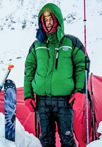 Marcus Baranow in a K Series Rondoy down jacket