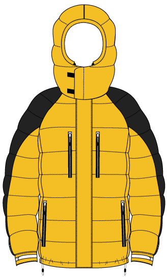 One of the thousands of variations of this jacket One of the thousands of variations of this jacket