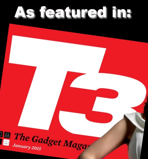 As featured in T3 Magazine As featured in T3 Magazine