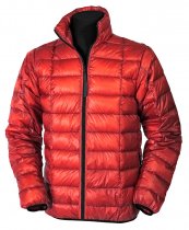 Wafer Ultima Down Jacket in red 7X fabric