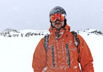 On expedition in Antarctica with Dr Nathan Smith.