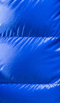 Blue Ultrashell fabric.