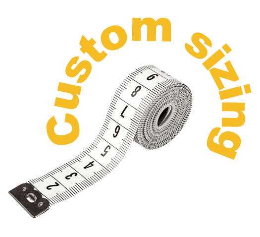 Custom sizing is available on this jacket Custom sizing is available on this jacket