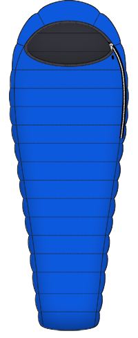 Design your own Superlight down sleeping bag Design your own Superlight down sleeping bag