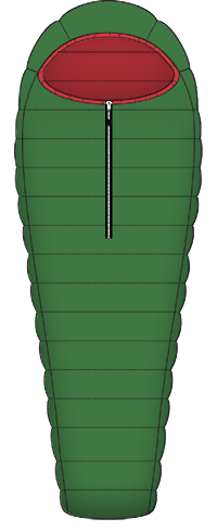 Design your own Superlight down sleeping bag Design your own Superlight down sleeping bag