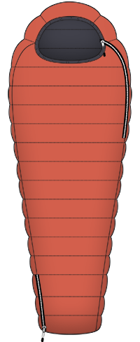 Design your own Superlight down sleeping bag Design your own Superlight down sleeping bag
