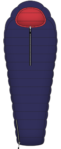 Design your own Superlight down sleeping bag Design your own Superlight down sleeping bag