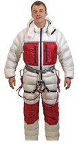 Inner suit of Expedition Double Down Suit. White to reduce solar gain.