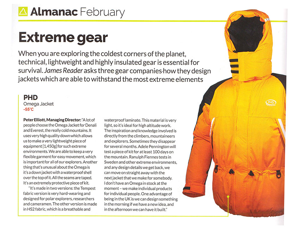 Review in TGO Magazine Review in TGO Magazine