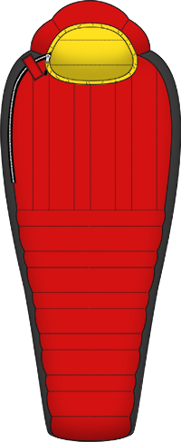 Design Your Own Hi-Tech Down Sleeping Bag Design Your Own Hi-Tech Down Sleeping Bag