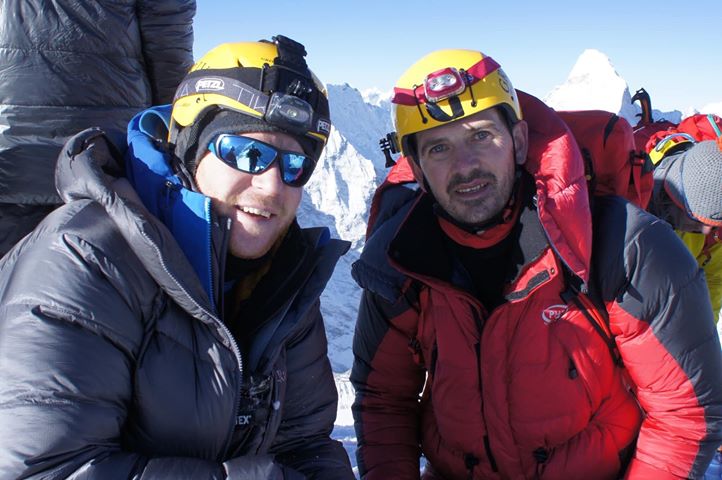 On Island Peak with Philip Tonkin. On Island Peak with Philip Tonkin.