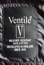 Ventile label (inside jacket)