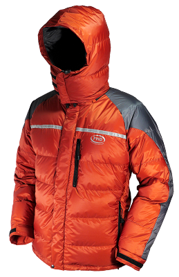 Rondoy Down Jacket - Burnt orange and grey Rondoy Down Jacket - Burnt orange and grey