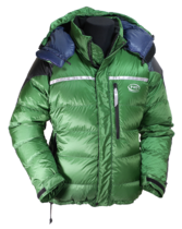 Rondoy Down Jacket: K Series - in green Ultrashell fabric
