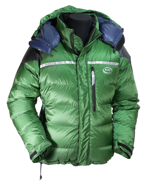 Rondoy Down Jacket: K Series - in green Ultrashell fabric
