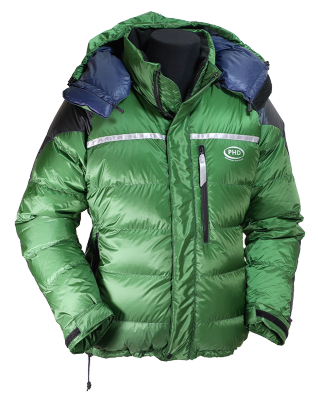 Rondoy Down Jacket: K Series - in green Ultrashell fabric Rondoy Down Jacket: K Series - in green Ultrashell fabric
