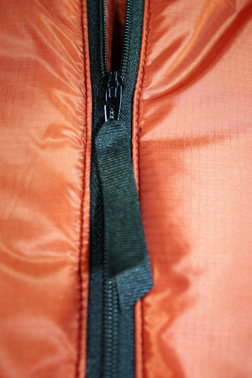 Sigma Primaloft Jacket, in Burnt Orange Ultrashell (zip detail) Sigma Primaloft Jacket, in Burnt Orange Ultrashell (zip detail)