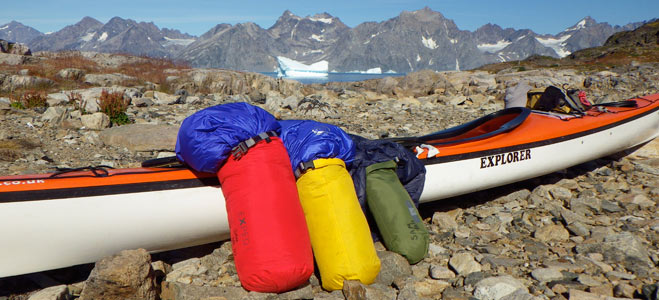 Combining sleeping bags / clothing in a Sleep System makes gear more stowable e.g. for kayak expeditions