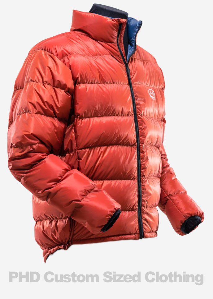 Ultra Down Jacket: K Series - Burnt Orange colour Ultra Down Jacket: K Series - Burnt Orange colour