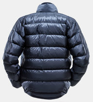 Ultra Down Jacket - rear view (Charcoal colour)