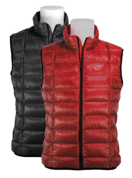 Wafer down vest/gillet