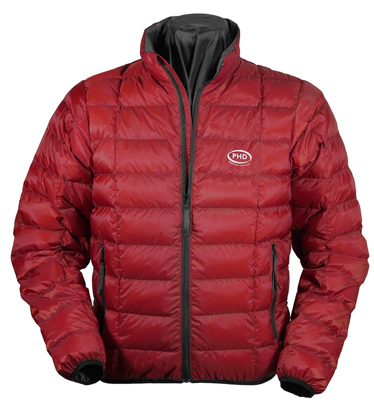 Wafer Down Jacket in red Wafer Down Jacket in red