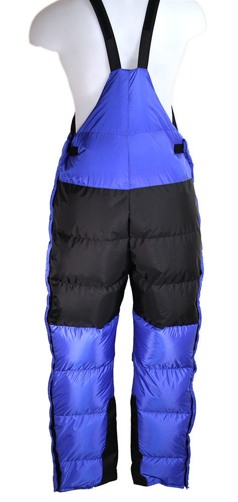 Xero down salopettes - back view Xero down salopettes - back view